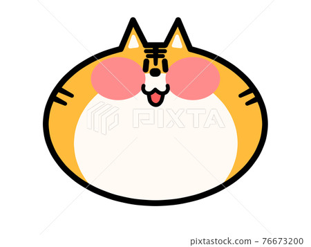 可愛的老虎圖只臉 76673200