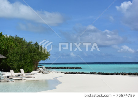海灘度假村，馬爾代夫 76674789