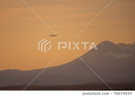 Landing position at Kushiro Airport Landing position at Kushiro Airport 76674934