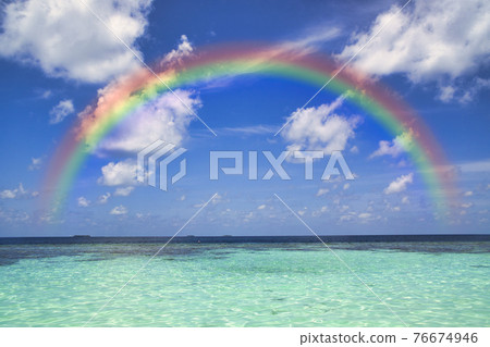 印度洋美麗的珊瑚礁海 76674946