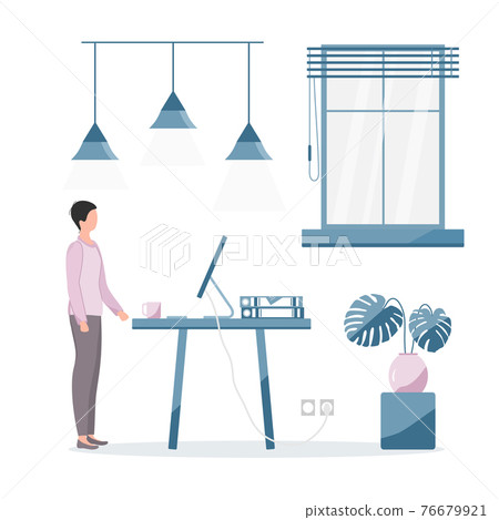 Remote Work Freelance Studying People Home Covid19 Remote Work Freelance Studying People Home Covid19 76679921