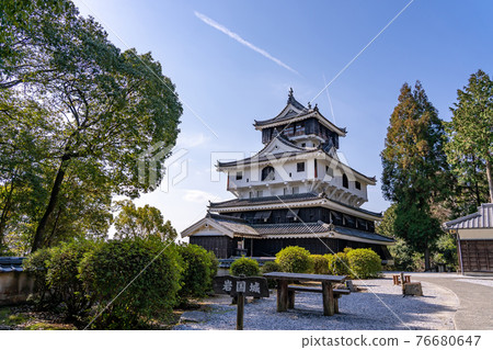 Iwakuni Castle on the summit of Iwakuni City, Yamaguchi Prefecture 76680647