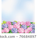 Hydrangea after the rain (pink and purple) 76684897