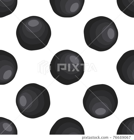 Illustration on theme big pattern identical types fish caviar Illustration on theme big pattern identical types fish caviar 76689067