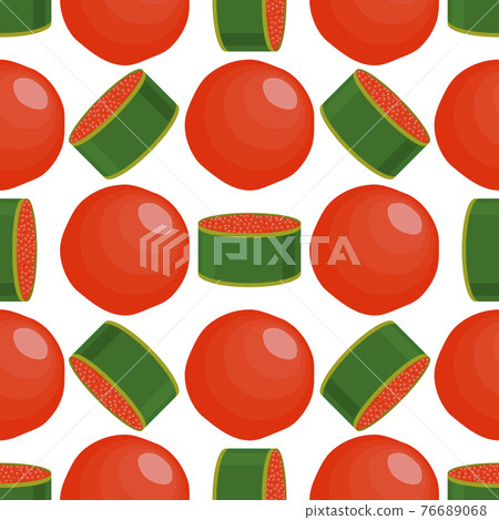 Illustration on theme big pattern identical types fish caviar Illustration on theme big pattern identical types fish caviar 76689068
