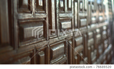 Mosque of Amr ibn al-As beautiful handcrafted wooden Isalamic details 76689320