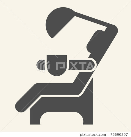 Dentist chair solid icon. Medical dental armchair glyph style pictogram on white background. Dental care equipment signs for mobile concept and web design. Vector graphics. Dentist chair solid icon. Medical dental armchair glyph style pictogram on white background. Dental care equipment signs for mobile concept and web design. Vector graphics. 76690297