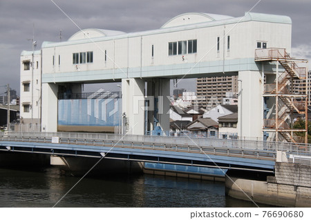 城北寢屋川川口水門 76690680