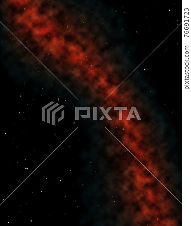 Star field in space and a nebulae. Star field in space and a nebulae. 76691723