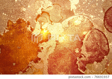 Orange, red and gold abstract background. Alcohol ink marble texture Orange, red and gold abstract background. Alcohol ink marble texture 76691937