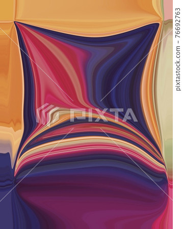 Abstract colorful wave watercolor background. 76692763