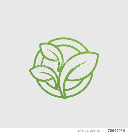 Logos of green Tree leaf ecology 76693039