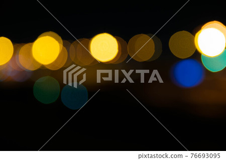 beauty city view bokeh in the night 76693095