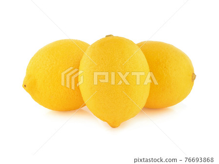 lemon fruits isolated on white background lemon fruits isolated on white background 76693868