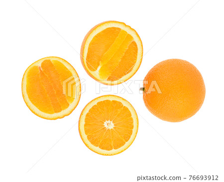 orange isolated on white background 76693912