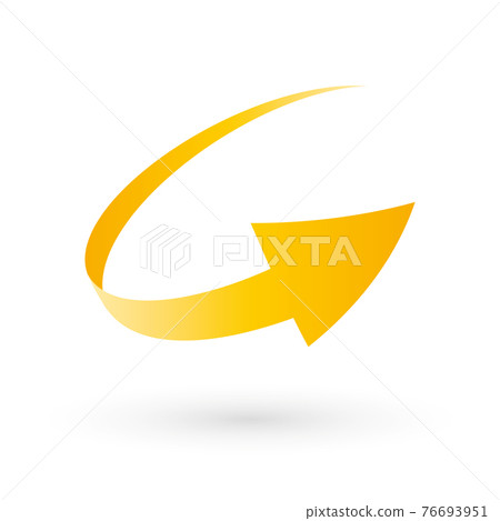 Simple loop circle arrow icon Simple loop circle arrow icon 76693951