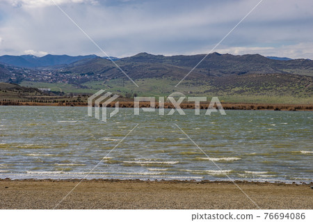 Recreation zone on Lisi lake in Tbilisi Recreation zone on Lisi lake in Tbilisi 76694086