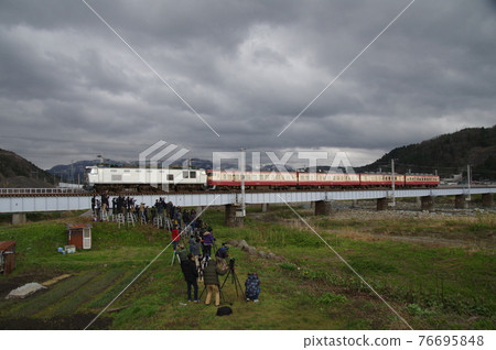 越後時目鐵道413系列、455系列A型早川鐵橋2 越後時目鐵道413系列、455系列A型早川鐵橋2 76695848
