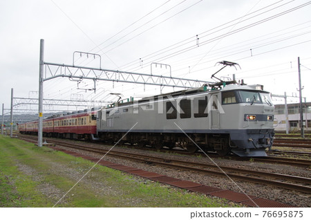 越後時目鐵道413系列/455系列腳背型直江津站1 越後時目鐵道413系列/455系列腳背型直江津站1 76695875
