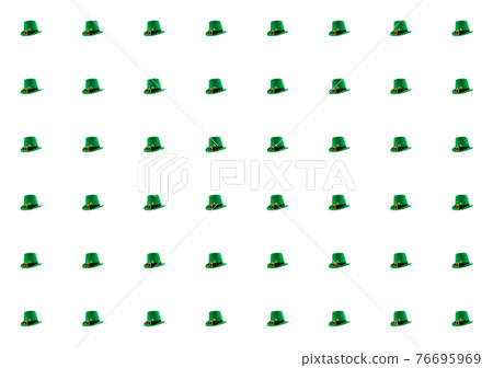 st patrick green hat and clover symbol. spring holiday ireland. Many icons isolated background. st patrick green hat and clover symbol. spring holiday ireland. Many icons isolated background. 76695969
