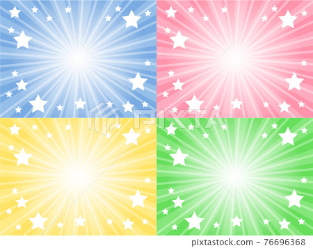 Star and radiation background material set 76696368