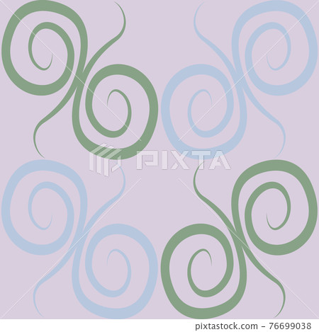 Seamless texture, pattern on a square background - colored curls. Abstraction. Seamless texture, pattern on a square background - colored curls. Abstraction. 76699038