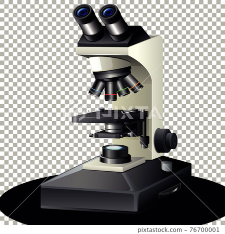 Microscope technology on transparent background 76700001