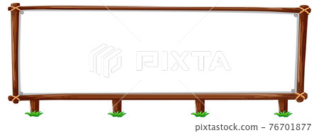 Wooden frame horizontal isolated on white background Wooden frame horizontal isolated on white background 76701877