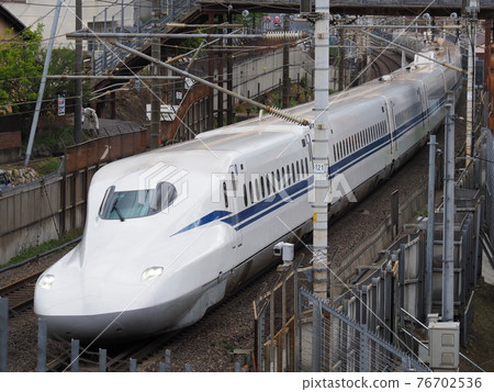 Shinkansen N700S J9 formation near Yamashina 76702536