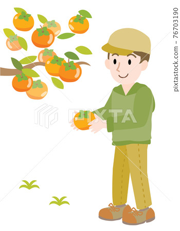 一個人在打柿子 76703190