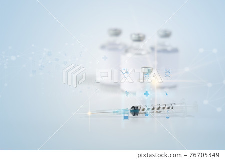 medical technology and futuristic Injection vaccine flu antibiotic on hospital and health care medical technology and futuristic Injection vaccine flu antibiotic on hospital and health care 76705349