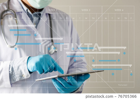 Doctor Appointment to service in the hospital Doctor and patient influenza vaccine Doctor Appointment to service in the hospital Doctor and patient influenza vaccine 76705366