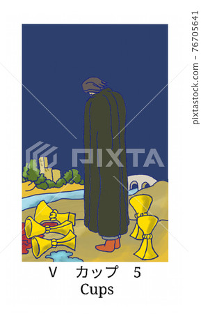 塔羅牌杯5 76705641