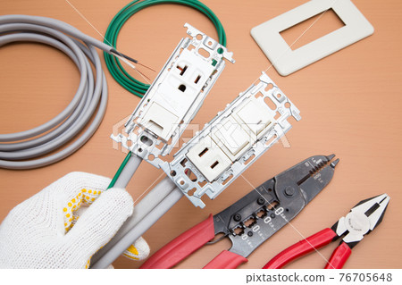 Electrical work Switch outlet work 76705648
