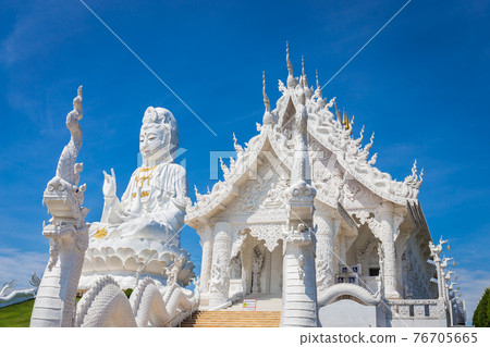 Huai Pla Kung Temple is a temple with Thai-Chinese buildings, Chiang Rai, Thailand. Huai Pla Kung Temple is a temple with Thai-Chinese buildings, Chiang Rai, Thailand. 76705665