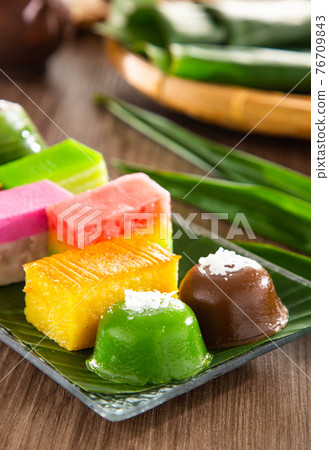 Malaysia popular assorted sweet dessert or simply known as kueh or kuih 76709843