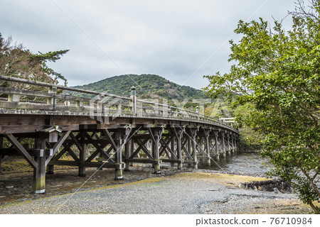 《Mie Prefecture》 Ise Jingu Ujibashi Isuzu River 76710984