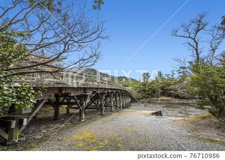 《Mie Prefecture》 Ise Jingu Ujibashi Isuzu River 76710986