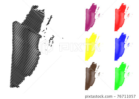 Belize map Belize map 76711057