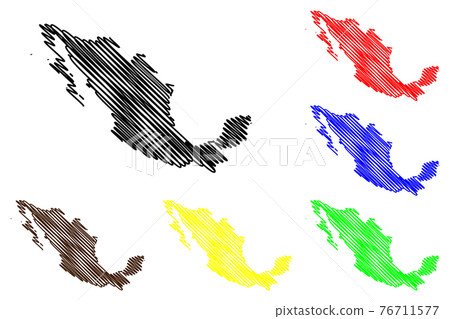 Mexico map 76711577