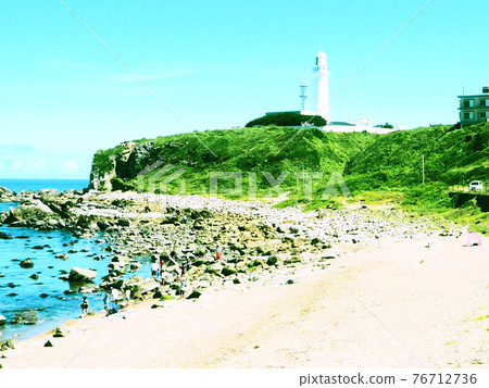 Inubosaki Lighthouse from the beach Inubosaki Lighthouse from the beach 76712736