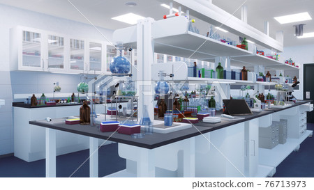 With no people scientific research lab interior 3D With no people scientific research lab interior 3D 76713973