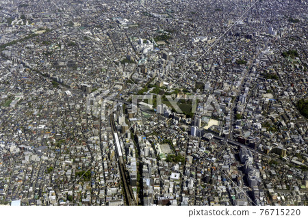 從西武池袋線櫻台站上空俯瞰江古田站方向 76715220