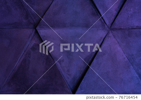 Abstract rhombus. The design of modern construction. Geometric surface 76716454