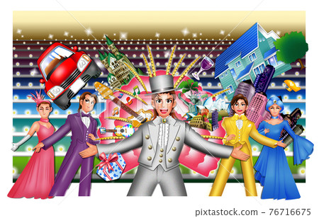 寶塚，圖像插圖，帶背景 76716675