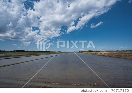 Fill the blue sky and the countryside with water Fill the blue sky and the countryside with water 76717570
