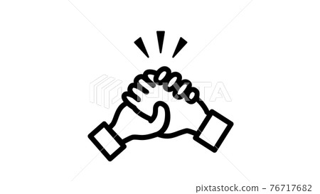 Handshake icon business contract successful Handshake icon business contract successful 76717682