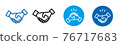 Handshake icon business contract successful 76717683