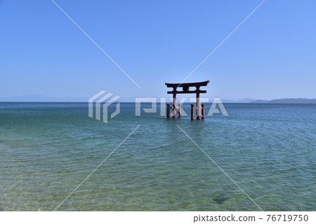 Torii at Shirahise Shrine 76719750