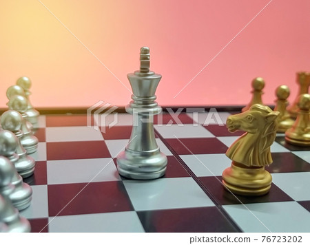Chess game competition business concept 76723202